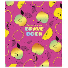 Тетрадь уч. "Genius" 24арк. == №3022L "Brave book" флуорфар + софт тач (дев) (25/200)
