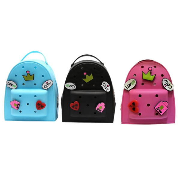 Silicone backpack /710-2/ 21*26*13cm MIX (1/24)