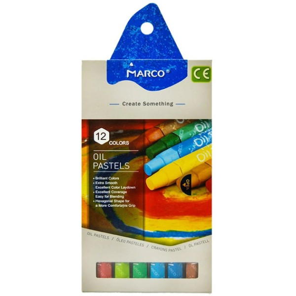 Oil pastel 4800OP-12CB "Marco" 12 col.  (1/12/72)