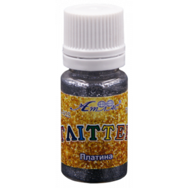 Glitter "Atlas" /AS-2055, A-925/ Platinum 7 g, in a plastic jar (1/6)