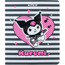 Тетрадь уч. "Kite" 24л.# /HK24-238/ "Kuromi" софт тач + УФ лак (20/320)