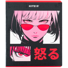 Тетрадь уч. "Kite" 48л.# /K24-259-2/ "Kite Anime" гибр. лак + УФ лак (10/200)