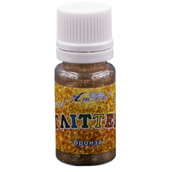 Glitter "Atlas" /AS-2041, A-922/ Bronze 7 g, in a plastic jar (1/6)