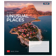 Тетрадь уч. "1В" 60л.# /767398/ "Unusual places" (10/160)