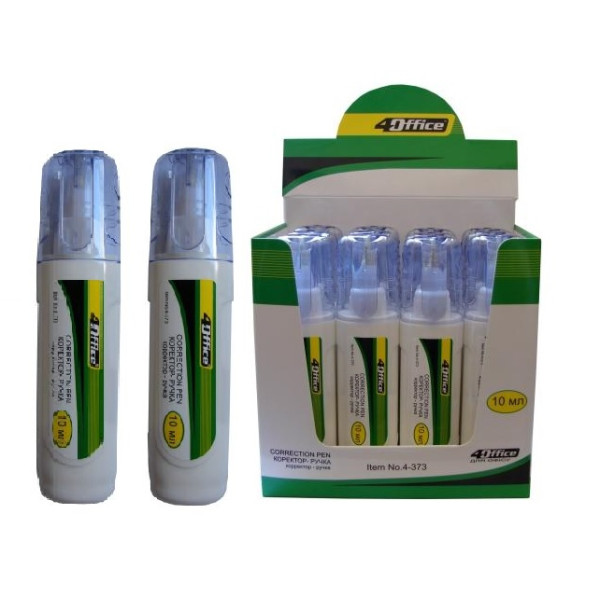 Corrector pen met. "4OFFICE" /4-373/ 10 ml. (12/576)