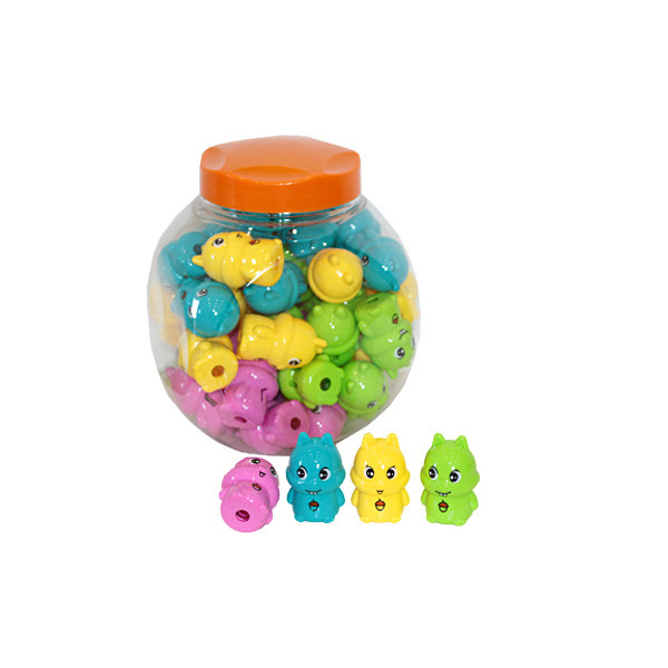 Sharpener WB /TR3071/ "Squirrel" mix4 45pcs in a jar (45)
