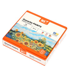 Гуаш "YES" 16 кол. 20 мл /230433/ "Orange Line" (1/12)
