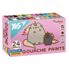 Гуашь "YES" 24 цв. 20 мл /230404/ "Pusheen" (1/6)