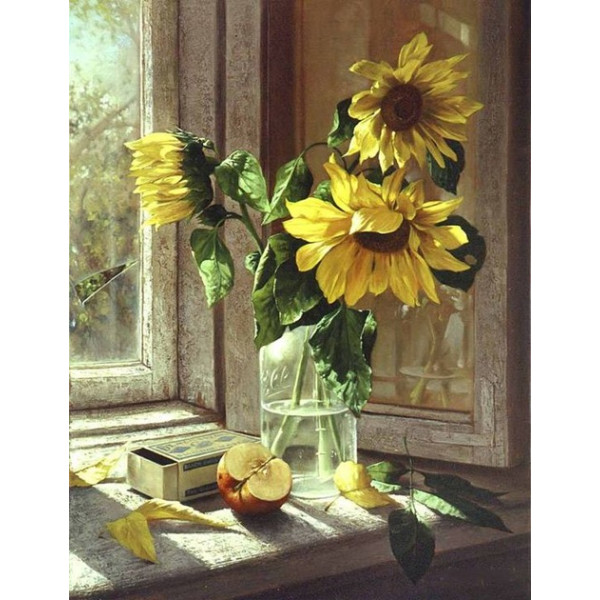 Алмазна мозаїка "Go to art" /178976/ "Сонячний ранок" 40*50см на підрамнику