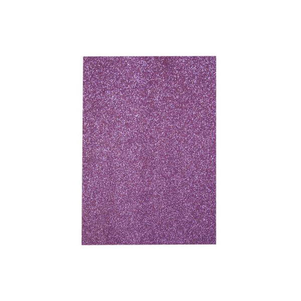 Flexica (foamiran) with glitter "WB" /7950/ 20*30cm, PURPLE, 2mm (10 sheets/pack) (1/100)