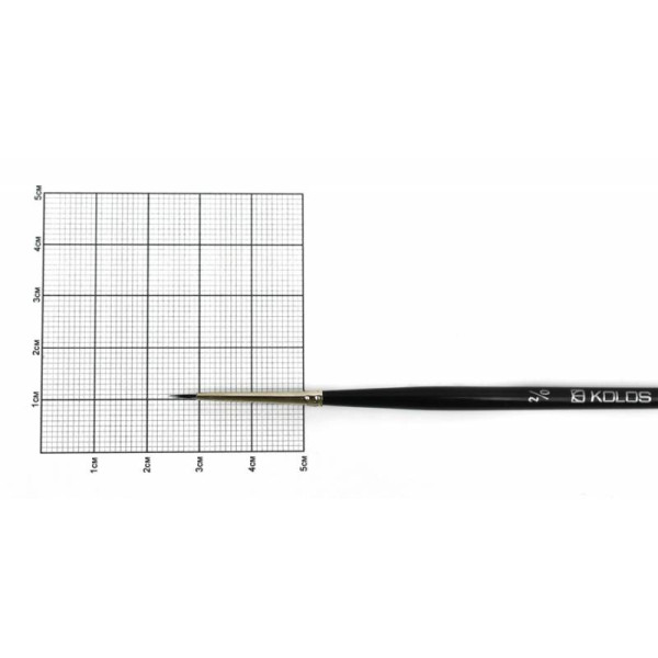 Squirrel brush round "KOLOS" Classic 3049R, No. 00, k.r. (1/12)