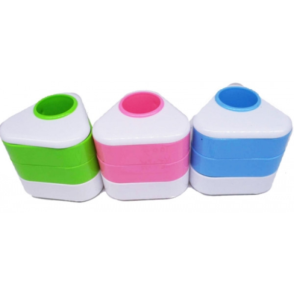 Glass-stand for pens /6003/ "Trikutnyk" plast. 3 from mix4 (1/120)