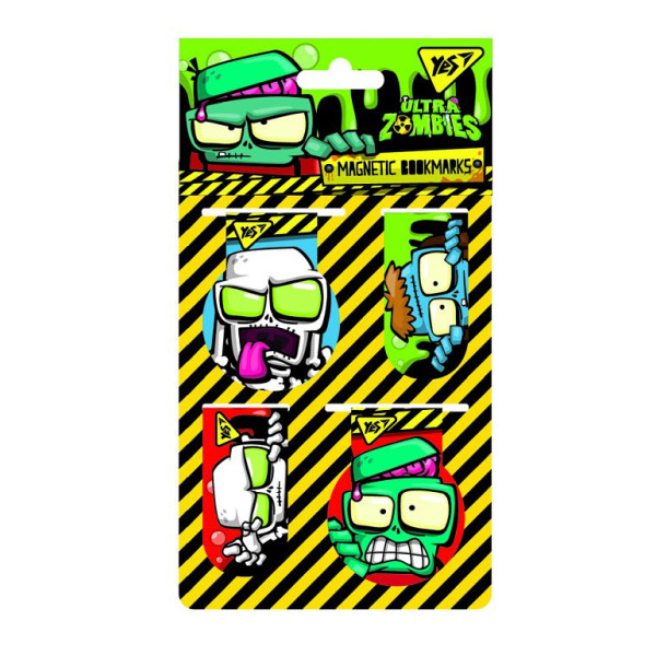 Bookmark-magnet "Yes" /707394/ "Zombie" 4 pcs (1/10/500)