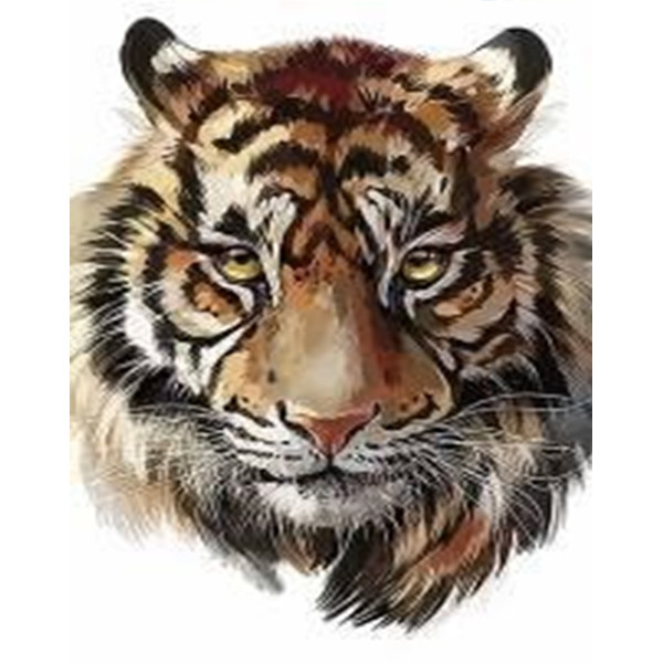Diamond mosaic "Go to art" /178076/ "Wise tiger" 20*30 cm (GL396)