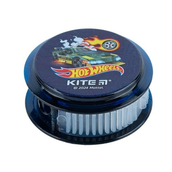 Sharpener "Kite" /HW24-117/ "Hot Wheels" with container round (24/720)