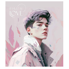 Тетрадь уч. "Школярик" 48л.# /3290K/ "It must be love" выб.УФ-лак (девочка) (10/100)