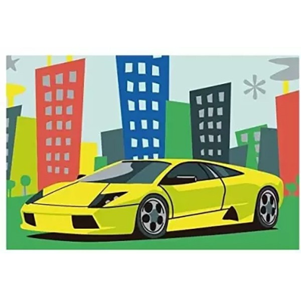 Алмазна мозаїка "Go to art" /178809/ "Спорткар " 20*30см на підрамнику