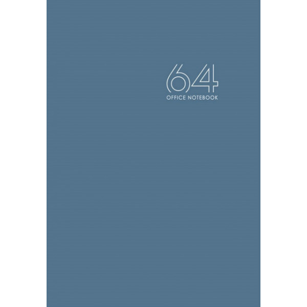 Notebook A4/64 sheets. "Bourgeois" /diyz.23225/ integrated cover, mat.lam., external block 55g, # (1/10)