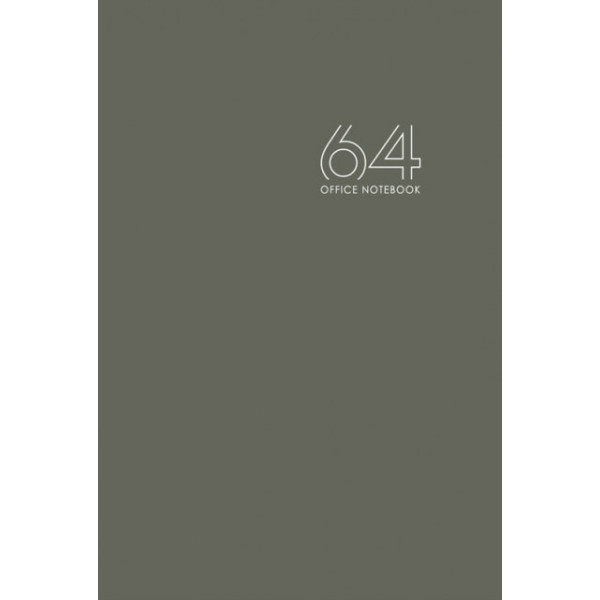 Notebook A4/64 sheets. "Bourgeois" /diyz.23226/ integrated cover, mat.lam., external block 55g, # (1/10)