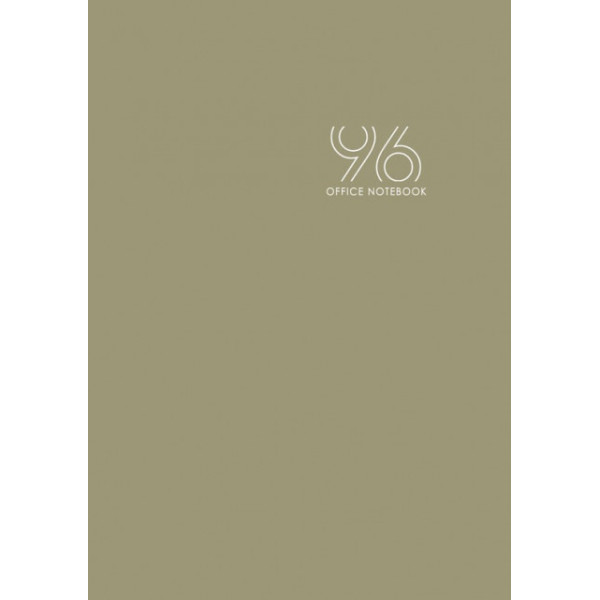 Notebook A4/96 sheets. "Bourgeois" /diz.23230/ integrated cover, mat.lam., external block 55g, # (1/10)