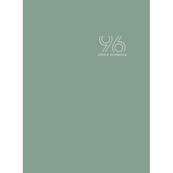 Notebook A4/96 sheets. "Bourgeois" /diyz.23232/ integrated cover, mat.lam., external block 55g, # (1/10)