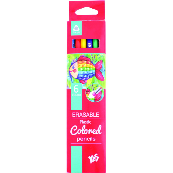 Colored pencils "Yes" 6 pcs. /290505/ with elastic band (1/24/480)
