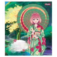 Тетрадь уч. "1В" 18л.# /766570/ "Sakura girls" (25/400)