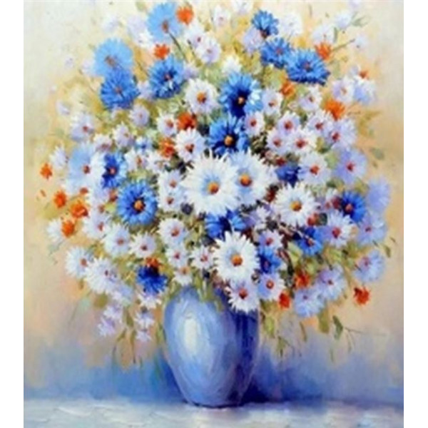 Diamond mosaic "Go to art" /187097/ "Bouquet from childhood" 40*50 cm