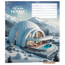 Тетрадь уч. "Star" 12л. == /3530L/ "Dream house" ИД-лак (нейт) (30/360)