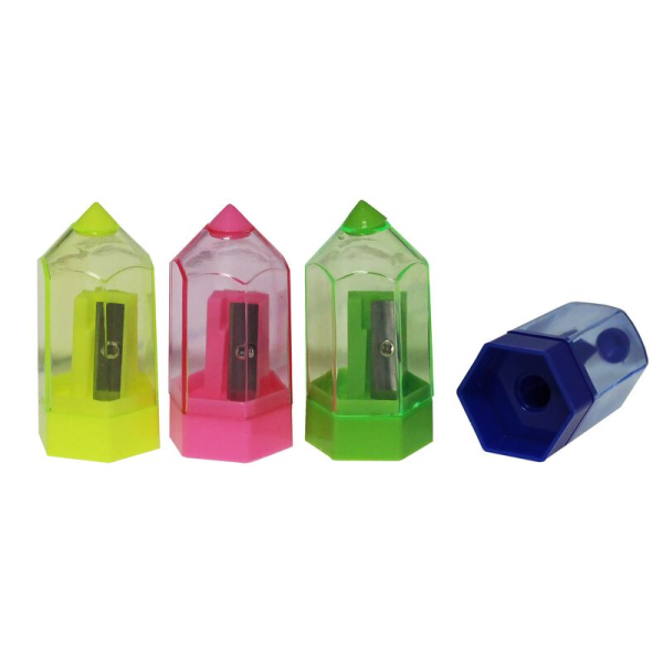 Sharpener "Pervinok" /9-703/ "Pencil" with counter, mix (48/480)