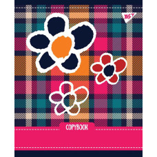 Зошит уч. "YES" 18арк.# /765196/ "Tartan fun" виб.гібрід.лак (10/200)