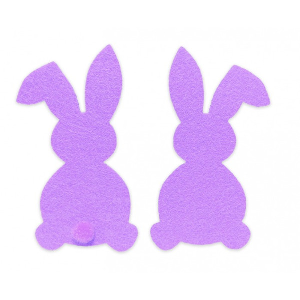 Blank "Diamond pens" /120360/ "Hare with a tail", 12 cm, 10 pcs in a pack, lilac