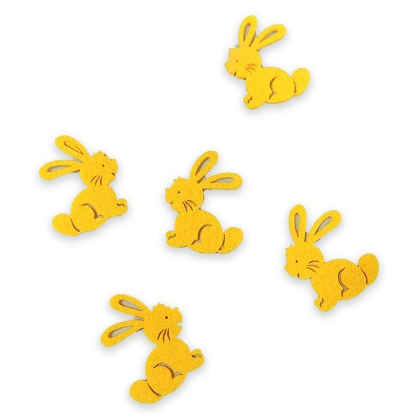 Blank "Diamond pens" /120363/ "Rabbit", 5 cm, 30 pcs in a pack, yellow
