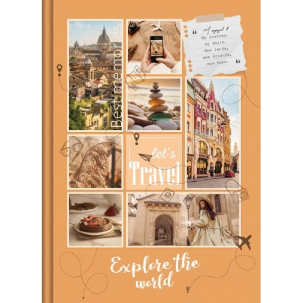 Notebook A5/ 96 sheets # "Rucksack" /TP-81/ "TRAVEL" tv. lama envelope, 3 dis., 50 g/m2 (12)