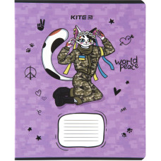 Тетрадь уч. "Kite" 12л.== /K23-234-1/ "Храбрые животные" гибр. лак + УФ лак (25/600)