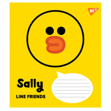Тетрадь уч. "YES" 18л.== /766351/ "Line friends" (25/400)