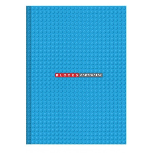 Notebook A4/192 sheets. "Rucksack" /TP-96/ "Blocks contructor" # TV cover, mat.lam., offset 60g/m2, mix (4)