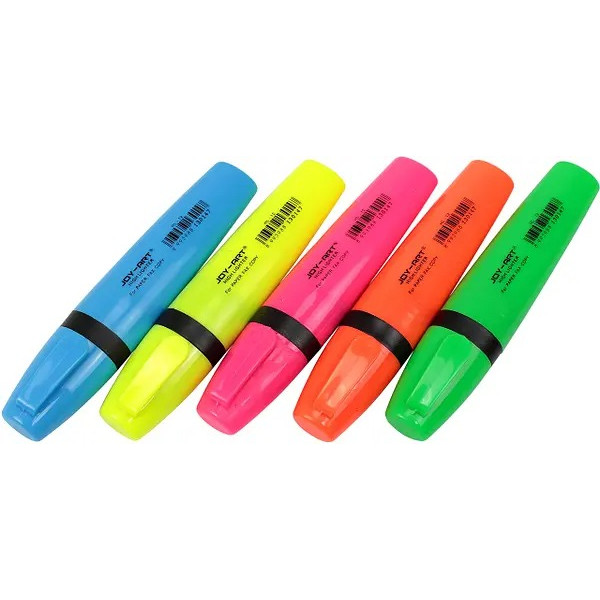 Marker "Joy-Art" /F-413/ text separator 5 colors HL-12 (in a pack of 12 pcs) (12)