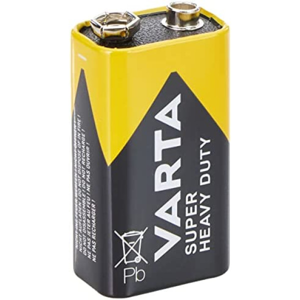 Battery "VARTA" /6F22/1Shrink/632/ salt, 9V, KRONA (1/12)