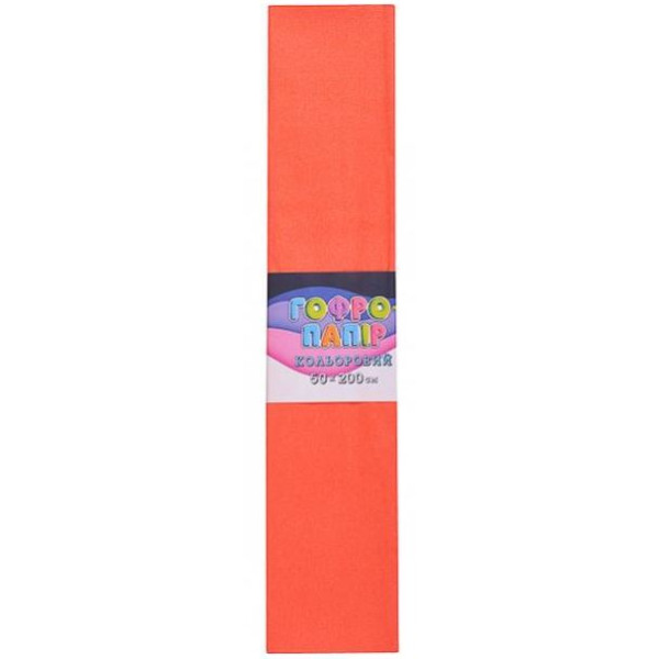 Corrugated paper 17g/m2 75% "Bourgeois" /СР-75-45/ 50*200cm, peach (10/100)