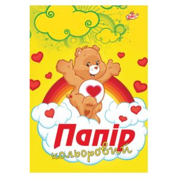 Color paper "Brisk" UV-27 A4/16 sheets. 8 col. (20)