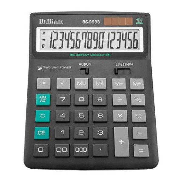 Калькулятор "Brilliant" /BS-999B/ настол.16-разр,1 пам.155*205