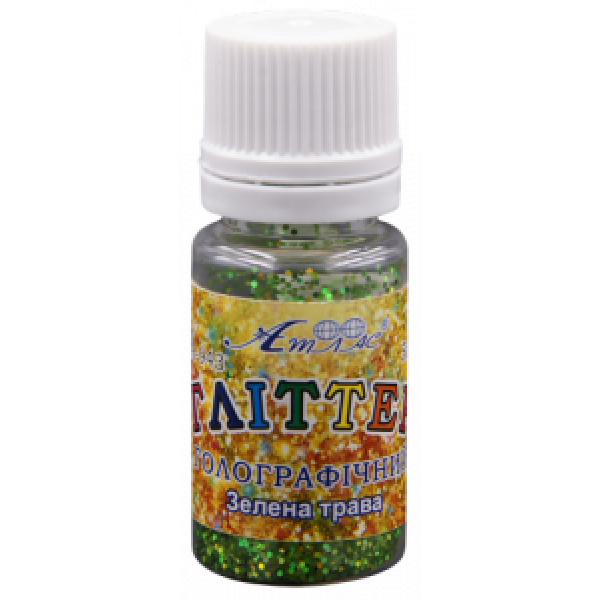 Glitter Holograph. "Atlas" /AS-2005, A-943/ Green grass 5 g, in layer. jars (1/6)