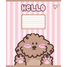 Тетрадь уч. "YES" 18л.# /767808/ "Hello Puppy" (25/400)
