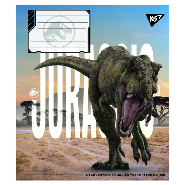 Student's notebook "YES" 18 sheets # /767680/ "JURASSIC WORLD ALIVE" (25/400)