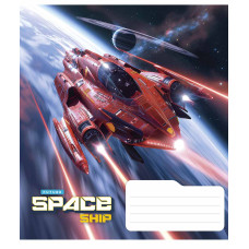 Тетрадь уч. "Star" 36л.# /3435K/ "Space ship" ИД-лак (мальчик) (20/160)