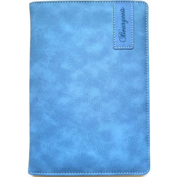 Notebook "Bourgeois" A5/80 leatherette TV cover /dis.9209/ ext. Bl. 70g, # (1/40)