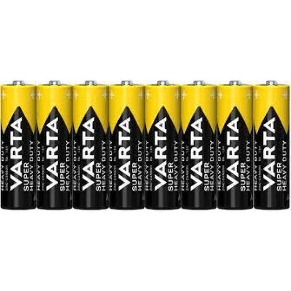 Battery "VARTA" /R6/8shrink/612/ Super Heavy Duty, salt 1.5V, finger (8/48)