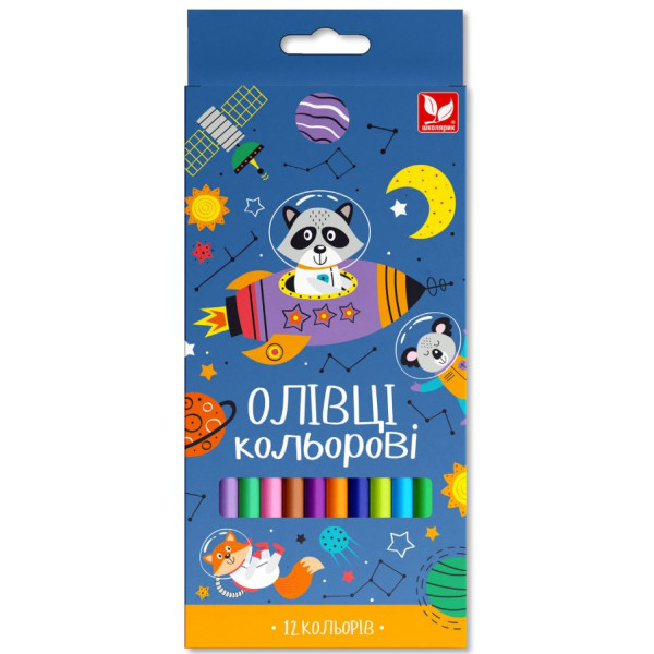 Colored pencils "Schoolboy" 12 pcs. /131SH-12/ trihedral (1/12)