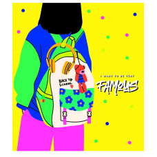 Тетрадь уч. "Школярик" 60л.== /3365L/ "Street style" флуорфар + софт тач (девочка) (10/80)